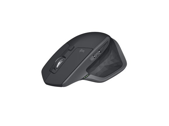 Logitech MX Master 2S - Mus - Lasersensor - Trådløs - Bluetooth - 7 Knapper - Sort Grafit