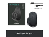 Logitech MX Master 2S - Mus - Lasersensor - Trådløs - Bluetooth - 7 Knapper - Sort Grafit