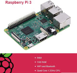 RASPBERRYPI3-MODB-1GB SBC, Quad Core 1.2GHz Broadcom BCM2837 64bit CPU, BCM43438 WiFi and Bluetooth Low Energy