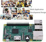 RASPBERRYPI3-MODB-1GB SBC, Quad Core 1.2GHz Broadcom BCM2837 64bit CPU, BCM43438 WiFi and Bluetooth Low Energy
