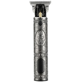 VGR V-228 5W USB Retro Engraving Hair Clipper with LED Digital Display (Silver)