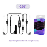 Cigarette Lighter Car Colorful RGB Foot LED Atmosphere Light 5m