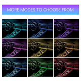 Cigarette Lighter Car Colorful RGB Foot LED Atmosphere Light 5m