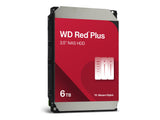 WD Red Plus WD60EFPX - Harddisk - 6 TB - intern - 3.5" - SATA 6Gb/s - 5400 rpm - buffer: 256 MB