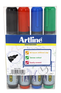 Whiteboard Marker Artline 517 4-sæt