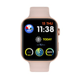 DW35PRO 1.75 inch Color Screen IPX7 Waterproof Smart Watch, Support Bluetooth Answer & Reject / Sleep Monitoring / Heart Rate Monitoring, Style: Silicone Strap(Pink)