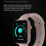 DW35PRO 1.75 inch Color Screen IPX7 Waterproof Smart Watch, Support Bluetooth Answer & Reject / Sleep Monitoring / Heart Rate Monitoring, Style: Silicone Strap(Pink)