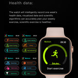 DW35PRO 1.75 inch Color Screen IPX7 Waterproof Smart Watch, Support Bluetooth Answer & Reject / Sleep Monitoring / Heart Rate Monitoring, Style: Silicone Strap(Pink)