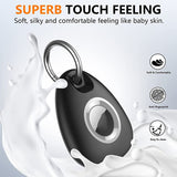 2 Stk. Waterproof Anti-drop Anti-lost Tracker Positioning TPU Protective Case for AirTag(Black)