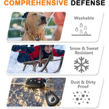 2 Stk. Waterproof Anti-drop Anti-lost Tracker Positioning TPU Protective Case for AirTag(Black)