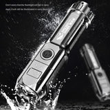 SMILING SHARK 622A Telescopic Focusing Three-gear Bright LED Flashlight