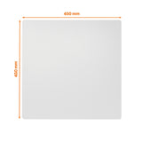 WB tavle magnetisk rammeløs stål 65x45cm