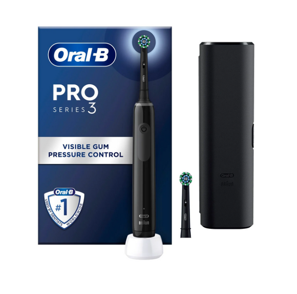 Oral-B Eltandbørste Pro 3 3500 Black Edition + Ext