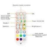 15M 450 LEDs Bluetooth Smart Music Sound Light 5050 RGB Colorful LED Light With 24-Keys Remote