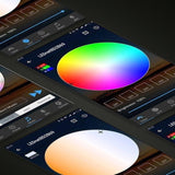 15M 450 LEDs Bluetooth Smart Music Sound Light 5050 RGB Colorful LED Light With 24-Keys Remote