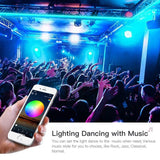 30M 540LEDs Bluetooth Smart Music Light Strip Waterproof 5050 RGB Color LED Light 24-Keys Remote