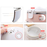 Gradient Color Lunch Box Food Bento Box Stainless Steel Container(4 Layer)