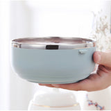 Gradient Color Lunch Box Food Bento Box Stainless Steel Container(4 Layer)