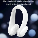 HAIZID 10 PCS Diving & Swimming Water Silicone Soft Nose Clip(Purple)