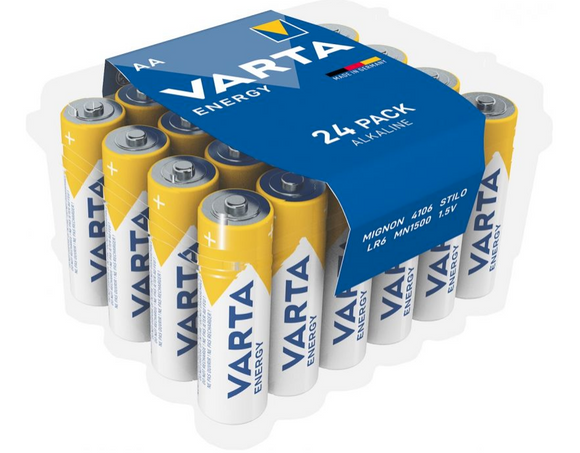 VARTA AA LR6 1,5V ALKALINE MIGNON 24 STK.
