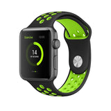 Apple Watch Series 6 & SE & 5 & 4 40mm / 3 & 2 & 1 38mm Fashionable Classical Silicone Sport Watchband