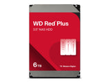 WD Red Plus WD60EFPX - Harddisk - 6 TB - intern - 3.5" - SATA 6Gb/s - 5400 rpm - buffer: 256 MB