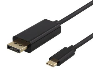 DELTACO USBC-DP200 - DisplayPort kabel