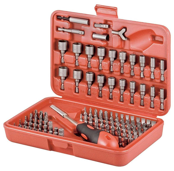 FixPoint Bitsæt med 113 dele med magnetskruetrækker