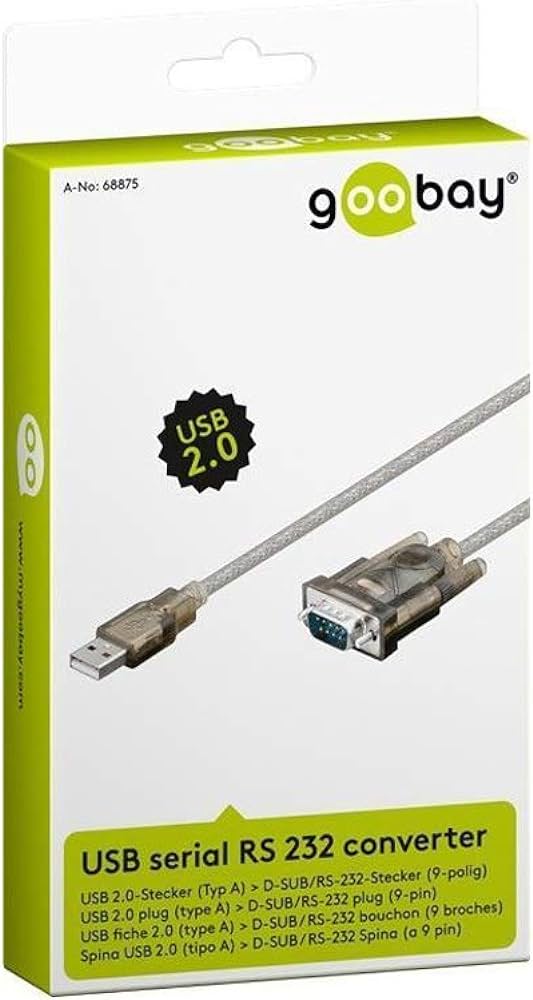 Goobay USB serial converter RS232 1,5M