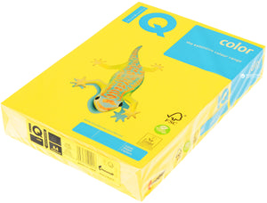 MONDI IQ OFFICE PAPER A4 160GR PASTEL CANARY YELLOW IQ COLOR CY39