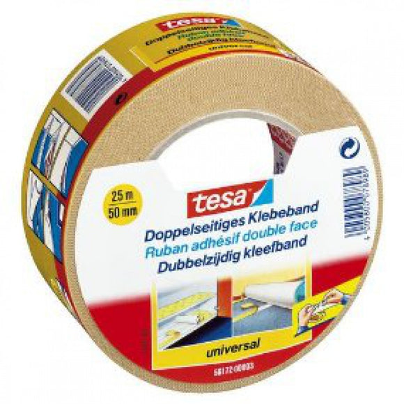 ADHESIVE TAPE DOUBLE SIDED 25MMX50M TESA