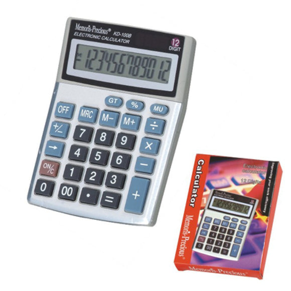 Memoris-Precious Electronic Calculator, 12digits, MF09210 Roknimaskina (MF09210)