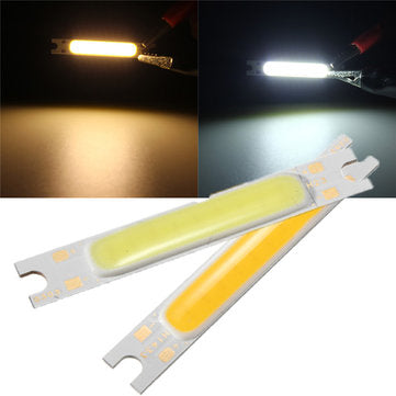 Mini 3W COB LED Lamp Strip Light Bar Warm White/ White 300LM 10-11V [Color: Pure white]