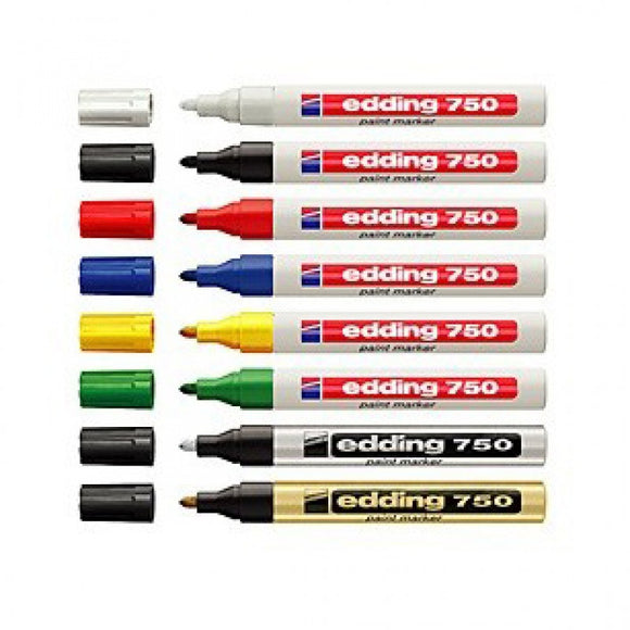 EDDING 750 PAINTMARKER ROUND TIP 2-4MM GREEN