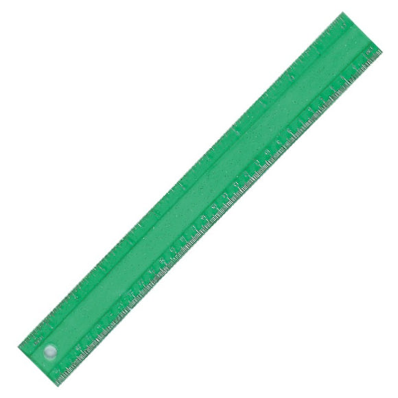 LINEAL FLEXIBLE 30 CM PLASTIC GRØN (Ruler)