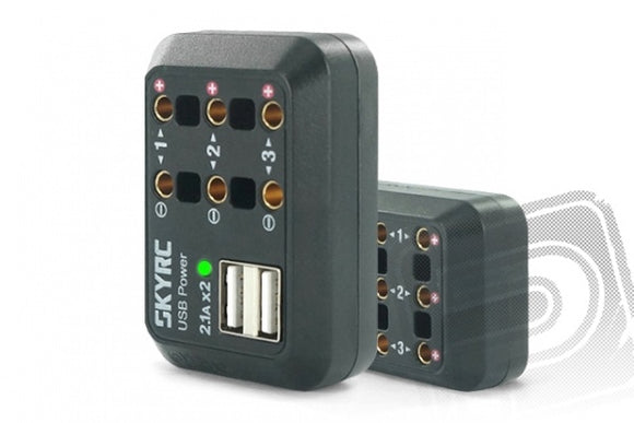 SKYRC DC Power Distributor, DC OurputX3, USB PowerX2