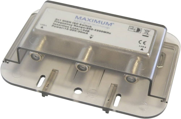 Maximum DiSEqC 2-1 Switch #1214 2x1 HIGH ISO SWITCH