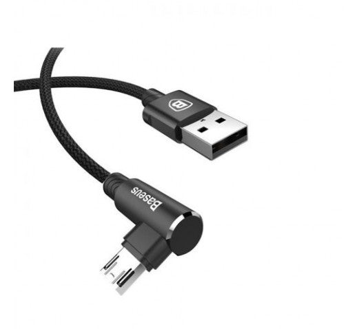 Baseus MVP Elbow Type, Micro USB Cable Mobile Phone Data Cable black 200cm