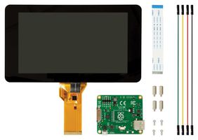 RASPBERRYPI-DISPLAY -  Daughter Board, Raspberry Pi 7" Touch Screen Display, 10 Finger Capacitive Touch