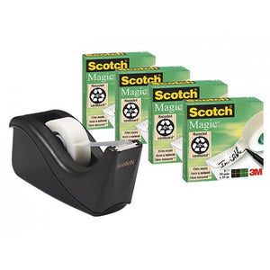 Borddispenser Scotch 3M C60 +4rl tape 19mmx33m