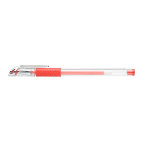 GEL INK PEN 0,5MM WITH CUP RED GEL-ICO