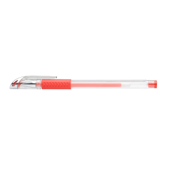 GEL INK PEN 0,5MM WITH CUP RED GEL-ICO