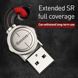 Baseus 8 Pin Angle Head Design Mobile Game Charging Cable, Length : 2m(Black)