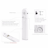 USB Intelligent Sensor LED Strip Light Night Light for TV, Closet, Wardrobe, Stairs, Door, Length:3m