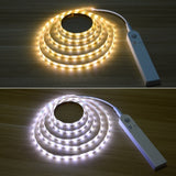 USB Intelligent Sensor LED Strip Light Night Light for TV, Closet, Wardrobe, Stairs, Door, Length:3m