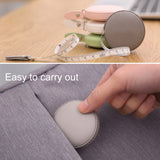 Mini Tape Measure Cute Portable PU Measuring Ruler Measuring Bust Hips Waist Soft Tape(Green)