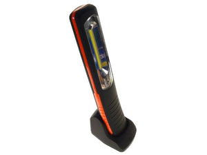 Arbejdslampe, Synergy, 21 LED, 250 lumen Genopladelig, incl.lader til 230V og 12V
