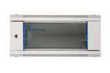 Extralink 4U 600x450 Gray Rackmount cabinet wall mounted