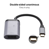 4K USB-C / Type-C to DisplayPort 1.4 + PDData Sync Adapter Cable