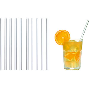 TFA 14201610 Glass straws (pack of 10, including cleaning brush)